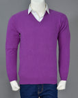 100% Super Lambswool Plain Pullover