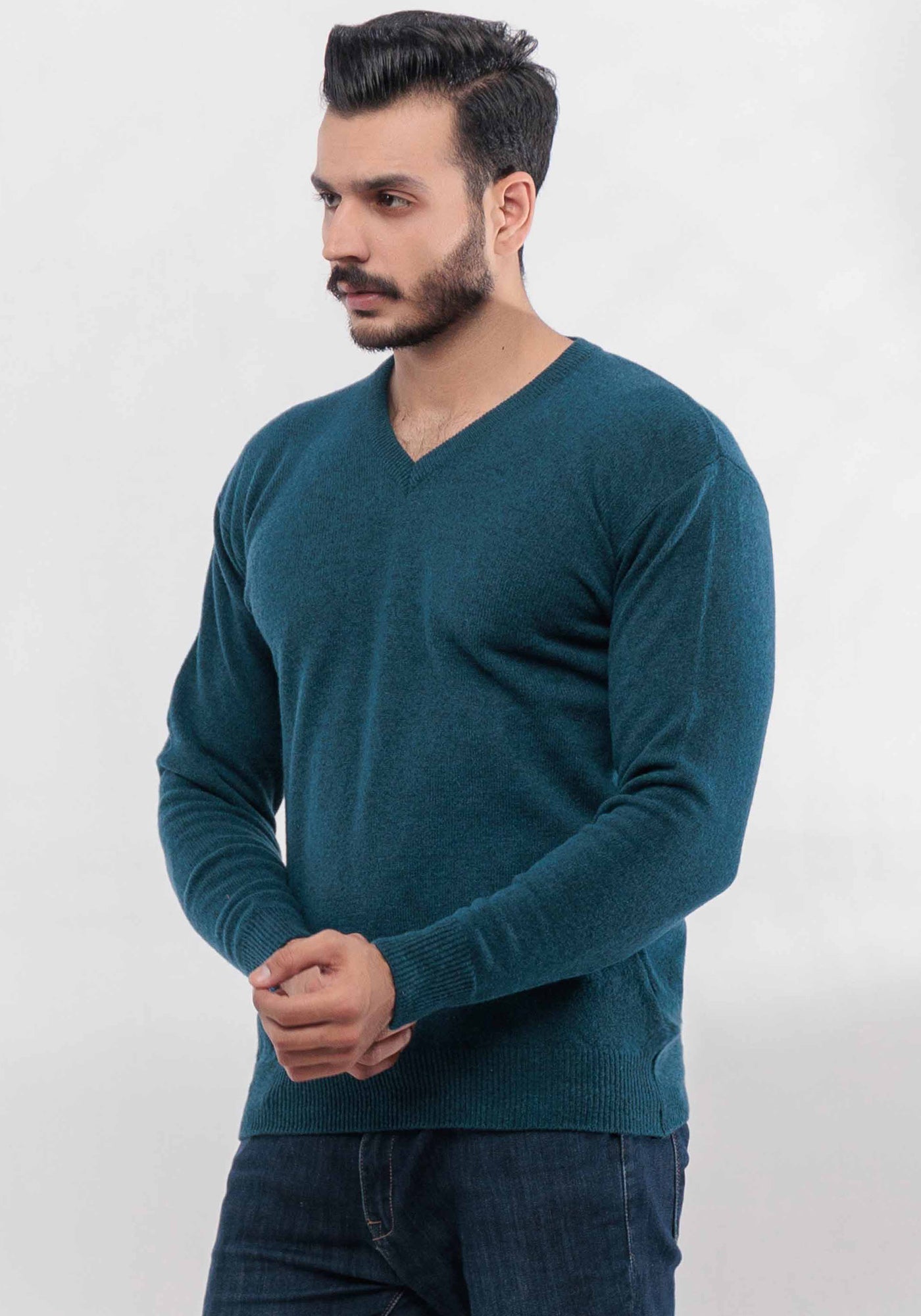 100% Lambswool Plain Pullover