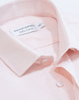 100% Cotton L Pink Plain Formal Shirt