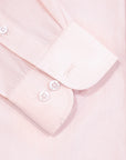 100% Cotton L Pink Plain Formal Shirt