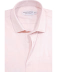 100% Cotton L Pink Plain Formal Shirt