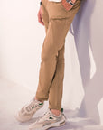 100% Cotton L Brown Khaki Chino