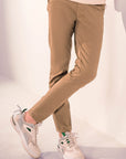 100% Cotton L Brown Khaki Chino