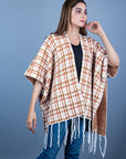Acrylic Wool Ponchoo For Women
