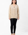 Acrylic Wool Cardigan