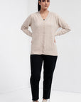 Acrylic Wool Cardigan