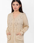Acrylic Wool Cardigan