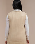 Soft Acrylic Wool Sleeveless Cardigan