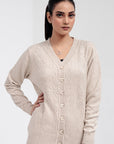 Acrylic Wool Cardigan