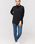 Acrylic Wool Sleeve Less Cardigan