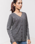 Acrylic Wool Cardigan