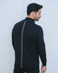 Cotton Zipper w/Back Stripe