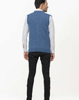 100% Lambswool Sleeveless Cardigan