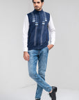 100% Lambswool Sleeveless Zipper