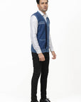 100% Lambswool Sleeveless Cardigan