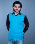 100% Super Lambswool Plain Sleeveless