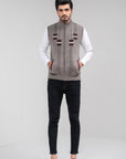 100% Lambswool Sleeveless Zipper