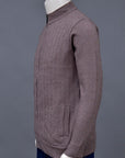 Soft Acrylic Wool Zipper Sweater