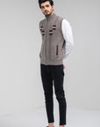 100% Lambswool Sleeveless Zipper