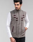 100% Lambswool Sleeveless Zipper