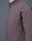 Soft Acrylic Wool Zipper Sweater