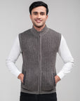 100% Lambswool Sleeveless Zipper