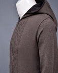 Soft Acrylic Wool Zipper Sweater