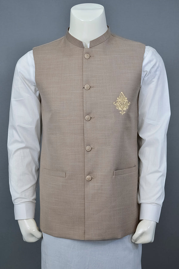 Camel online waistcoat mens