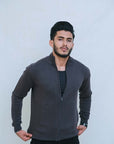 Cotton Zipper w/Back Stripe