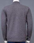 Soft Acrylic Wool Zipper Sweater