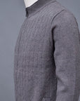 Soft Acrylic Wool Zipper Sweater