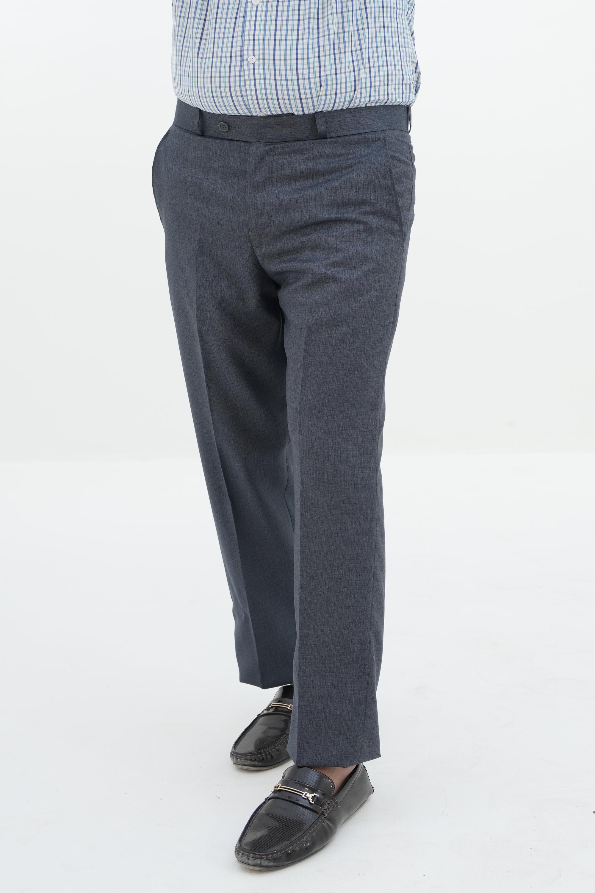Blended regular Fit Dress Trouser