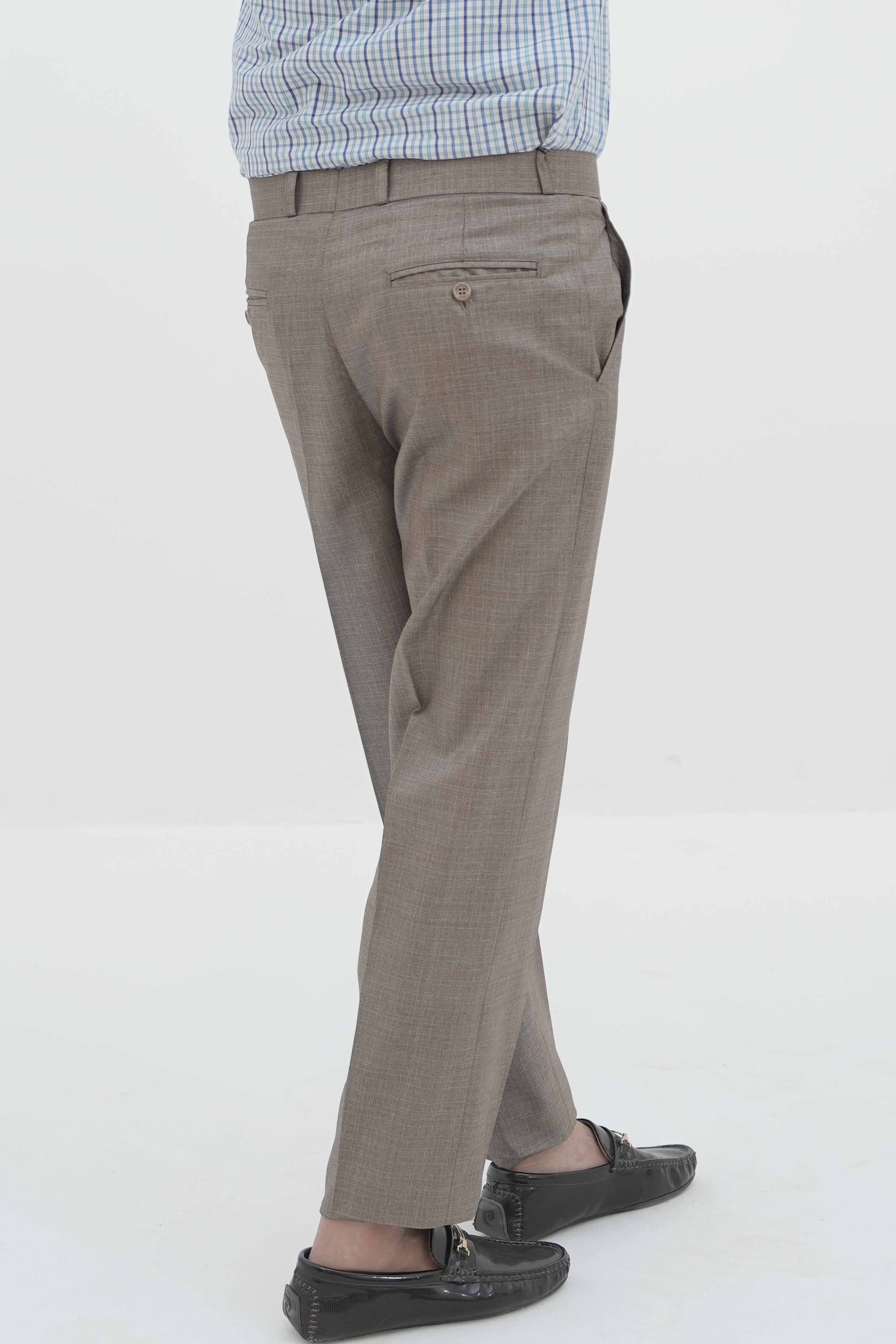 Blended Regular Fit Dress Trouser