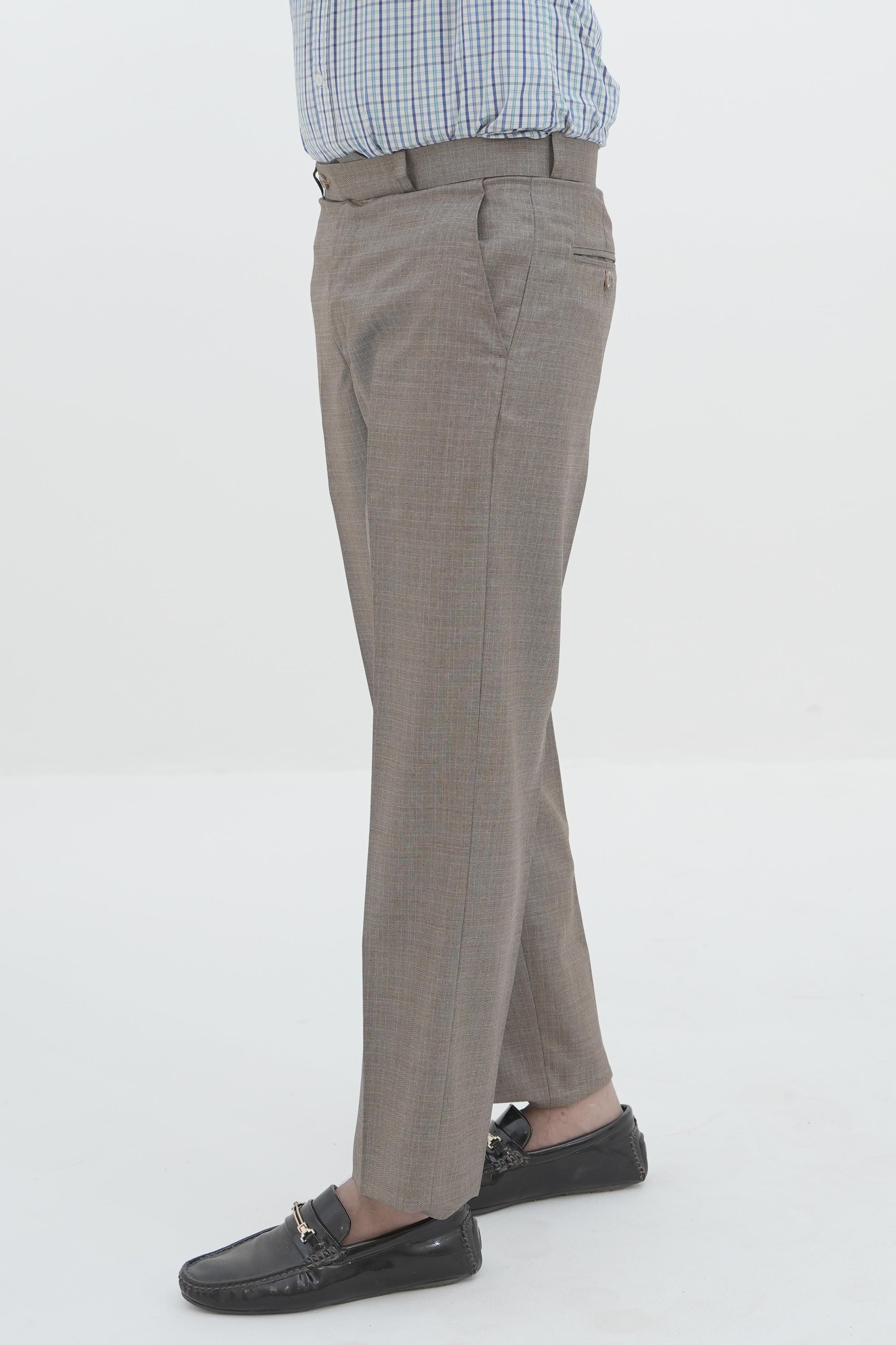Blended Regular Fit Dress Trouser
