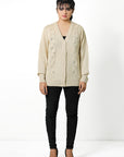 Acrylic Wool Cardigan