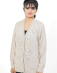 Acrylic Wool Cardigan