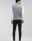 100% Lambswool Sleeveless Zipper