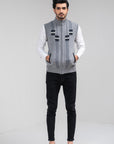 100% Lambswool Sleeveless Zipper