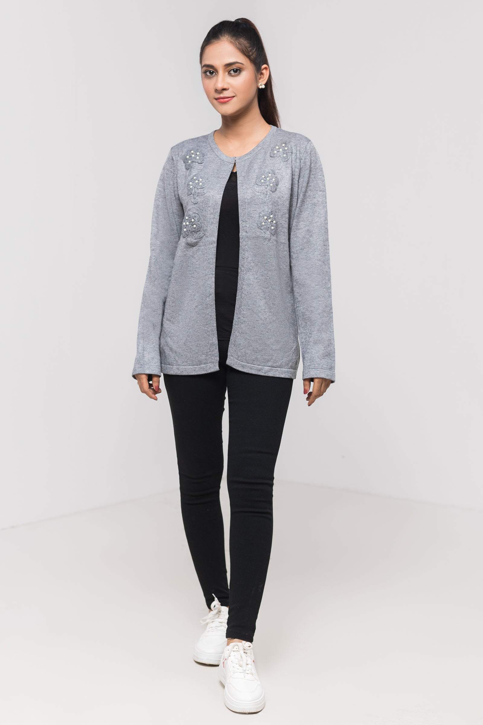 Acrylic Wool Cardigan