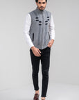 100% Lambswool Sleeveless Zipper