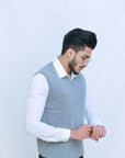 100% Lambswool Plain Sleeveless