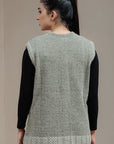 Soft Acrylic Wool Sleeveless Cardigan