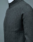 Soft Acrylic Wool Zipper Sweater