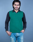 100% Super Lambswool Plain Sleeveless