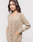 Acrylic Wool Cardigan
