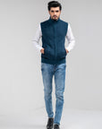 100% Lambswool Sleeveless Zipper