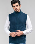 100% Lambswool Sleeveless Zipper