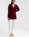Acrylic Wool Cardigan