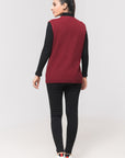 Acrylic Wool Sleeve Less Cardigan