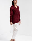 Acrylic Wool Cardigan